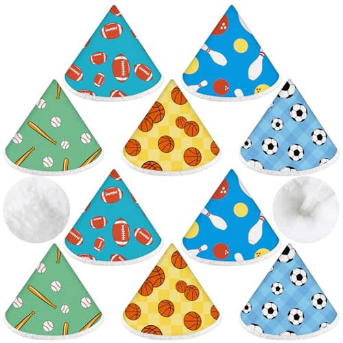 Timgle 10 Pcs Coral Velvet Pee Covers Baby Boy, Strong Water Absorption Pee Shield for Baby Boy, Reusable Diaper Changing Accessory for Boys Newborn Gift(Ball)