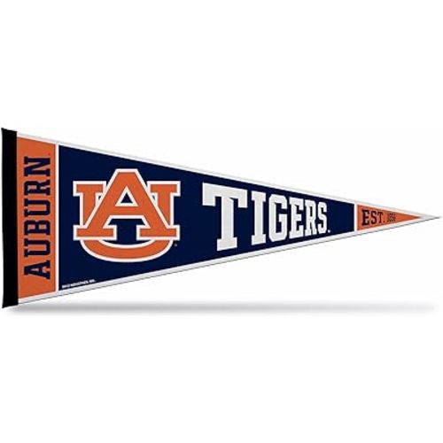 Rico Industries NCAA Exclusive 12" x 30" Felt Wall Décor Pennant - Great for Home/Bed Room/Man Cave Décor