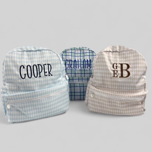 Personalized backpack, monogrammed backpack, full size backpack,