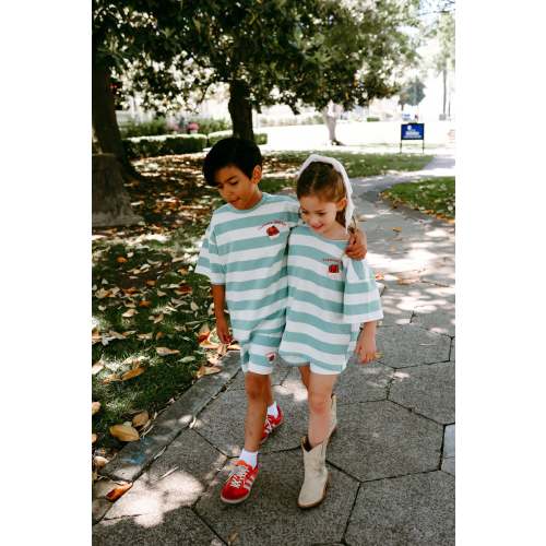 Farmers Market Striped MINT Set *100% Cotton* – Mondays and Meadows