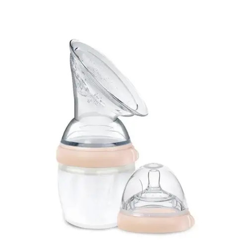 Buy Haakaa Generation 3 Breast Pump and Bottle Top Set Peach online at Chemist Warehouse