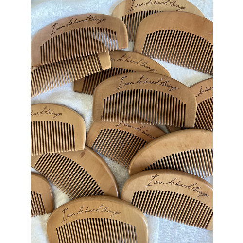 Labor Comb (Seconds): Engraved Birth Comb