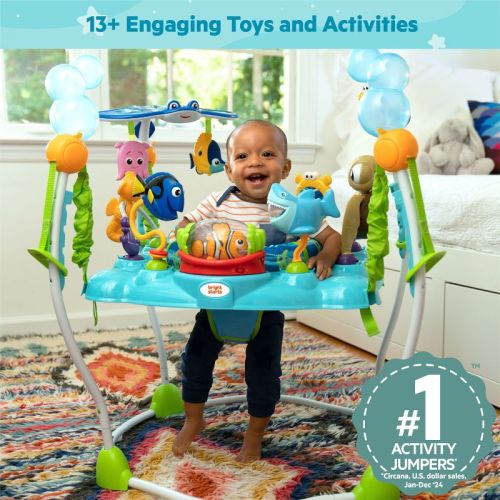Disney Baby Finding Nemo Sea of Activities Jumper: Plays Music, Freestanding, Maximum 25 Lbs Capacity