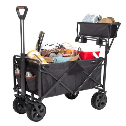 Mac Sports Deluxe Push Pull Folding Wagon with Brakes | Costco