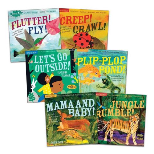 Indestructibles Wordless Animal Book Set - Set of 6