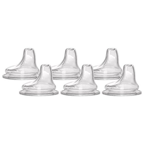 6 Packs of NUK Replacement Silicone Spout, Clear