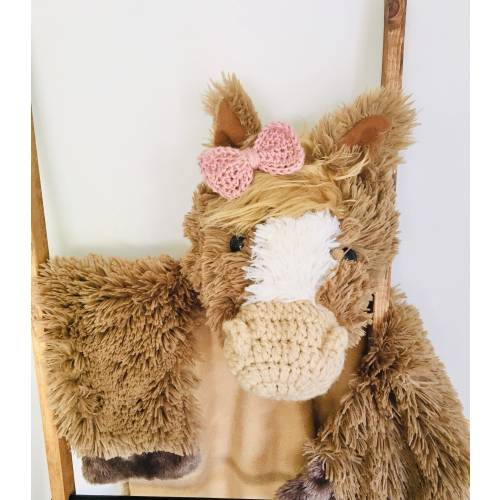 Small Pony Rug - Horse Blanket - Western Nursery Decor - Horse Baby Shower Gift - by JoJo's Bootique