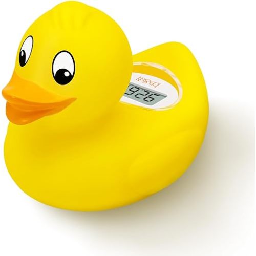b&h Digital Duckling Baby Bath Thermometer, Infant Safe Floating Water Temperature Thermometer and Baby Bath Time Toy – Easy to Read Display | BPA-Free