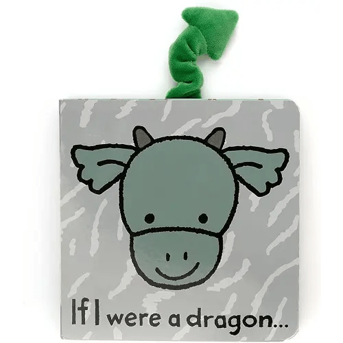 Jellycat If I were a Dragon: A Touch and Feel Board Book Children's Book - Baby Gift