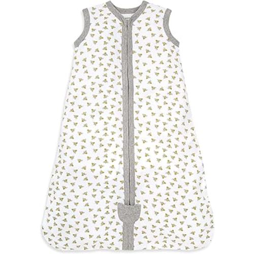 Burt's Bees Baby Beekeeper Infant Wearable Blanket, 100% Organic Cotton Unisex, Girl, Boy Swaddle Transition Sack - Light Weight 0.5 TOG or Medium Weight 1.5 TOG - Newborn Essentials Sleep Clothes
