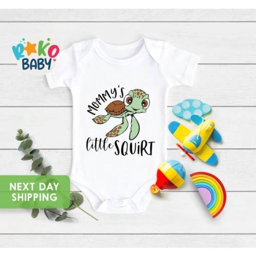 Mommy's Little Squirt Onesie® Mommy Onesie® Mothers Day - Etsy