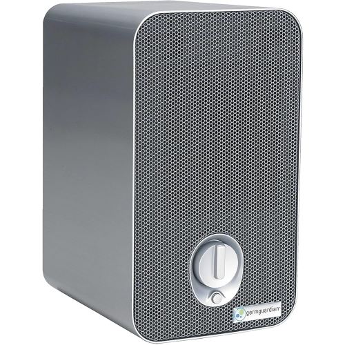 GermGuardian Air Purifier for Home with HEPA Filter, Removes 99.97% of Pollutants, Covers up to 375 Sq. Foot Room in 1 Hr, UV-C Light Helps Reduce Germs, Zero Ozone Verified, 11", Silver, AC4100CA