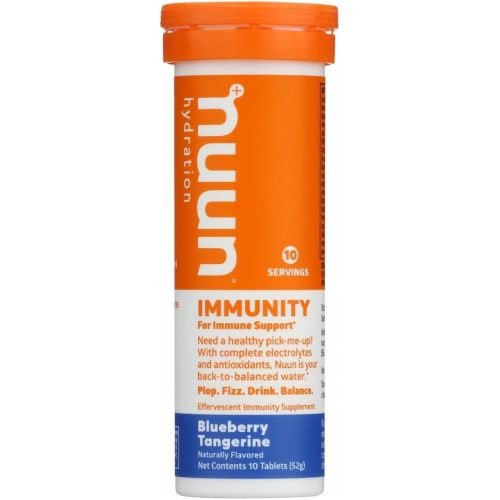Nuun Immunity: Blueberry Tangerine Enhanced Hydration Tablets (2-Pack of 10 Tabs each)