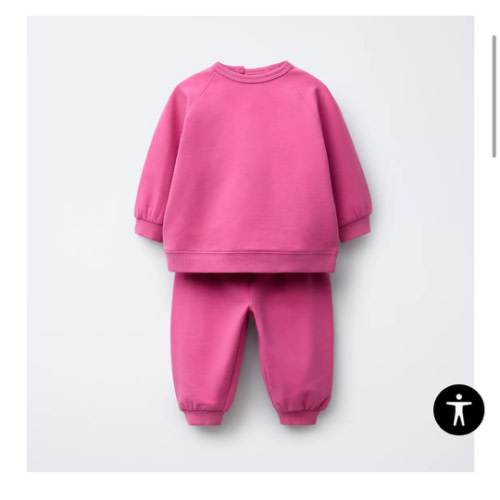SWEATSHIRT AND JOGGER PANTS SET - Mid-pink | ZARA United States