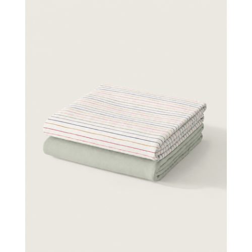 Stripes Organic Crib Sheet Set