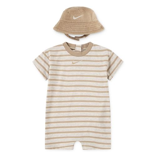 Baby Nike Short Sleeve Romper & Bucket Hat 9 months