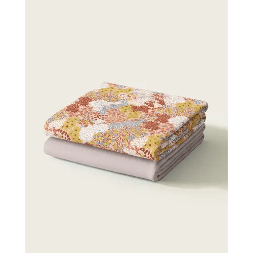 Wildflower Organic Crib Sheet Set