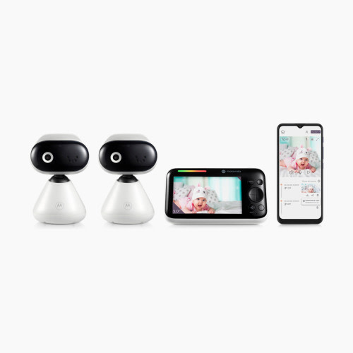 Motorola PIP1500 Connect 5" 1080p Manual Pan/Tilt Video Baby Monitor - 2 Cameras