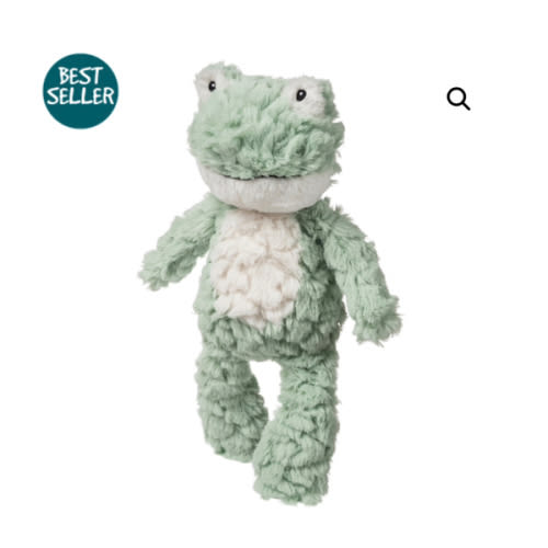 Putty Nursery Mint Frog - Mary Meyer Stuffed Toys