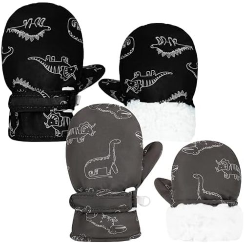 Sea Zaela Baby Toddler Winter Snow Gloves Waterproof Mittens Fleece Lined Infant Baby Boys Girls Winter Warm Gloves 0-4 T