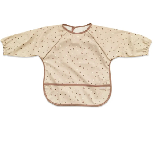 PLUM SMOCK BIB – SAND
