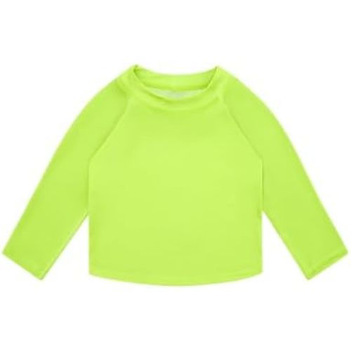 babygoal Baby Long Sleeve Rash Guard Shirt with UPF 50+ Sun Protection for Beach Pool Swimming