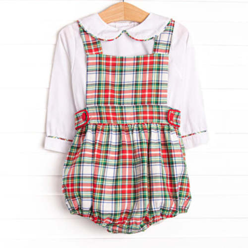 Bleu: Clark Classic Long Sleeve Bubble Set, Red Plaid – Stitchy Fish