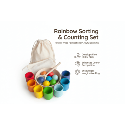 Montessori Wooden Colour Sorting Set | Family Favourite