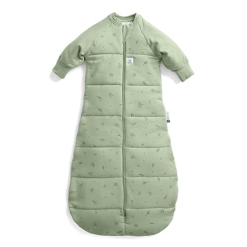 ergoPouch Jersey Sleeping Bag 3.5 TOG – Arms-Out Baby Sleep Sack, Ideal Transition from Swaddling, Slim Fit Keeps Baby Secure & Comfortable, Soft Breathable Fabric (3–12 Months, Willow)