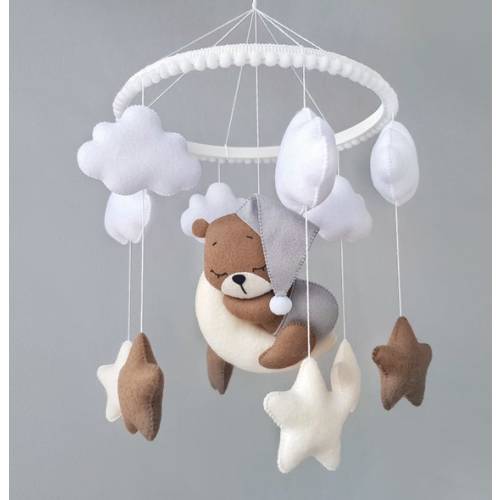 Bear Mobile Teddy Bear Mobile Baby Mobile Bear Crib Mobile