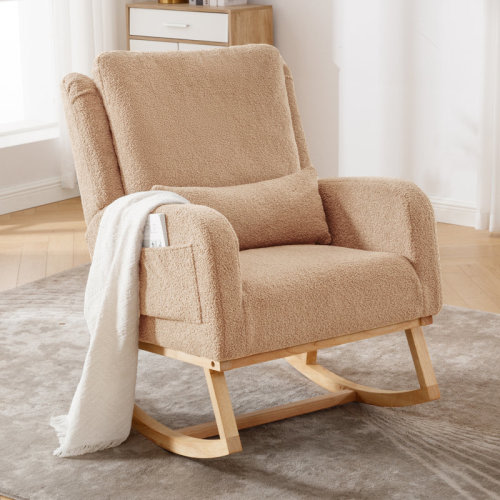 Ebern Designs Chair with Solid Wood Leg Glider & Reviews | Wayfair