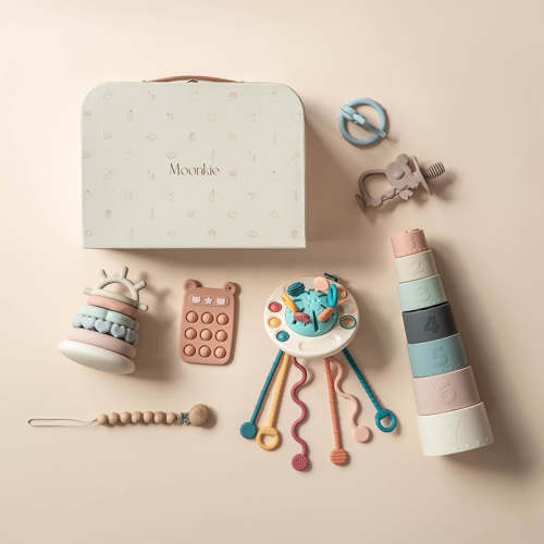 Baby Montessori Toys Gift Set | Infant toys | Moonkie