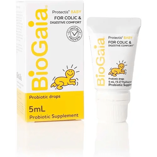BioGaia Protectis Probiotics Drops for Baby, Infants, Newborn and Kids Colic, Spit-Up, Constipation and Digestive Comfort, 5 ML, 0.17 oz, 1 Pack