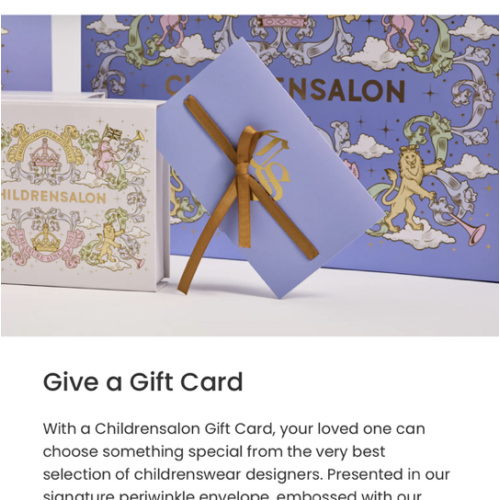 Gift Cards and Gift Wrap | Kids Designer Clothes | Childrensalon