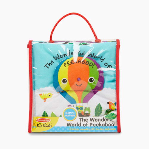 Melissa & Doug The Wonderful World of Peekaboo! Soft Book