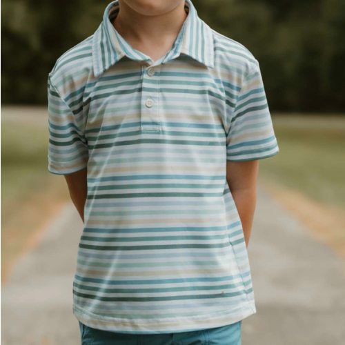 pastel performance polo