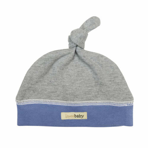 Slate Heather | Organic Knotted Hat