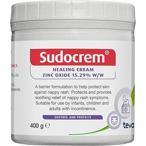 SUDOCREM - Healing Cream ; Soothes and Protects against Nappy Rash ; 400g