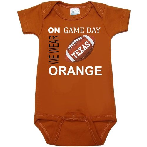 On Gameday Football Baby Bodysuit for Texas Fans
