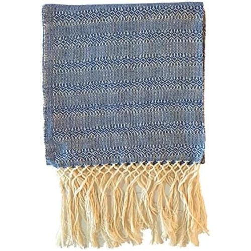ALKIMIA INC Mexican Handmade Cotton Rebozo Shawl