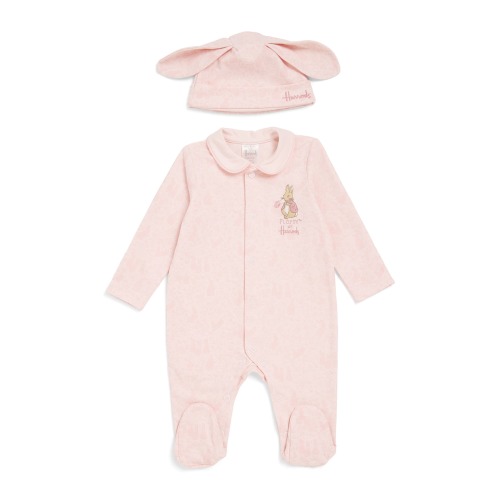 Harrods Peter Rabbit All-In-One and Hat Set (0-18 Months)