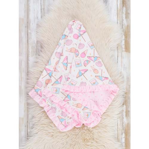 Sweet Scoop Ruffle Blanket