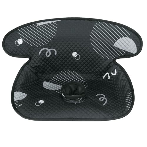 INFANZIA Dry Seat, Car Seat Protector Waterproof Carseat Liner Potty Training Toddlers, Baby and Infants, Piddle Pad for Carseats Strollers (Geometric Black, 1 Pack