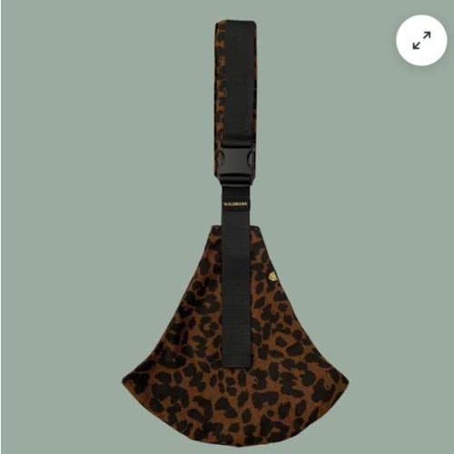 Toddler carrier leopard print brown | Wildride – Wildride USA