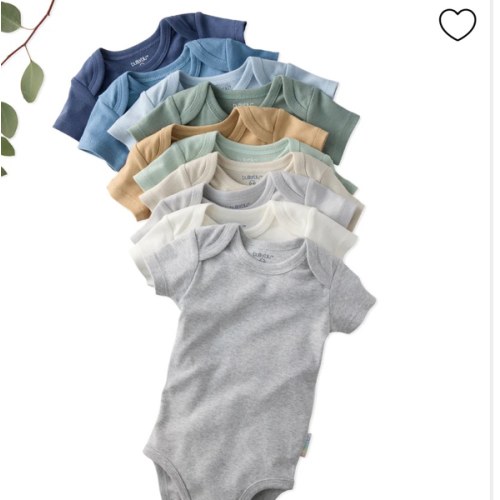 AVERY 10-Pack Short Sleeve Bodysuits