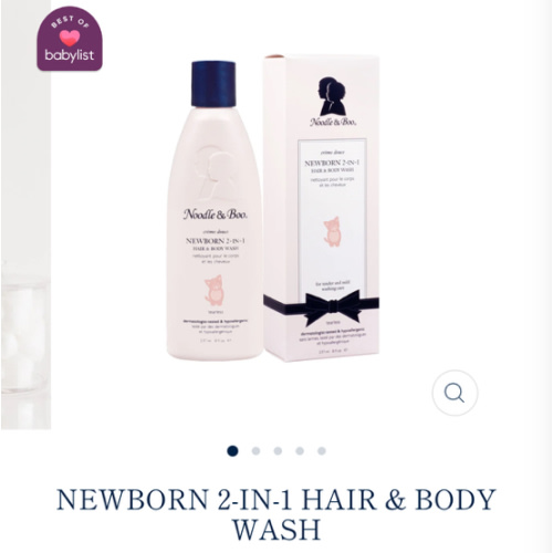 Newborn 2-in-1 Hair & Body Wash – Noodle & Boo