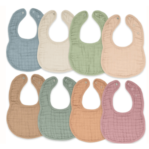 Muslin Bibs in Multicolor – Comfy Cubs