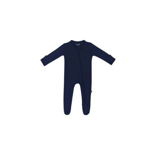Kyte BABY Zippered Footie Navy