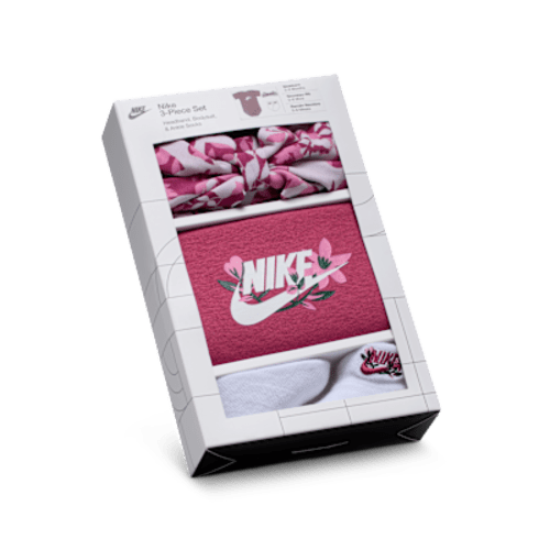 Nike Baby 3-Piece Printed Club Boxed Set.
