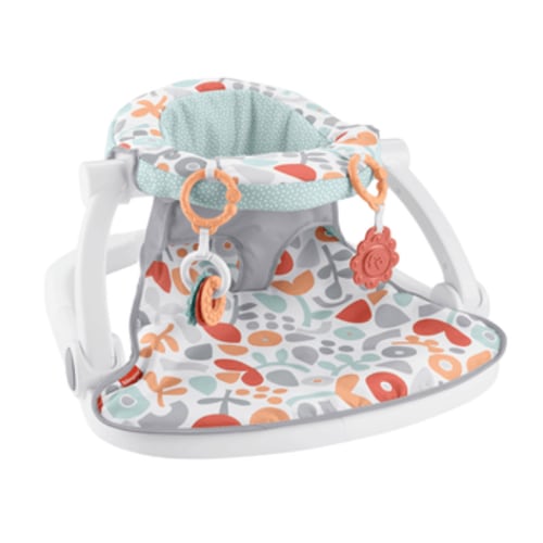 Fisher-Price Portable Baby Chair With Toys, Sit-Me-Up Floor Seat, Fresh Floral